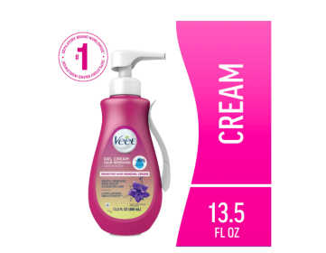 Veet Hair Removal Cream, Body Hair Remover For Women, Sensitive Skin, 13.5 FL OZ