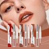 Eelhope Double Head Essence Lip Line Lip Glaze Pen 2-In-1 Lip Line Lip Glaze Mirror Gloss Lipstick Lip Gloss