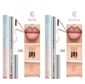 Matte Finish No Stain On Cup Hook Line Lip Stick (Option: 2.5ml-Set2)