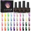 Limegirl Gel Nail Polish Kit Pink Glitter Pop Summer 40/24 Colors Semi-Permanent UV Led Gel Varnish Soak Nails