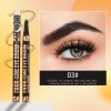 3 Colors Quad Wild Eyebrow Eyebrow Pencil Waterproof Non-Halogenating Extremely Fine Liquid Water Eyebrow Pencil