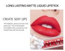 6 Color Matte Liquid Lipstick Kit Non Stick Cup Waterproof Lip Gloss Long Lasting Korean Cosmetics Makeup For Women